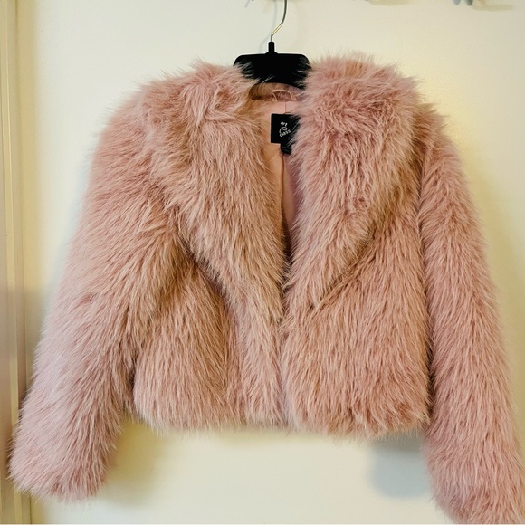 art class Other - Art Class Blush Faux Fur Jacket